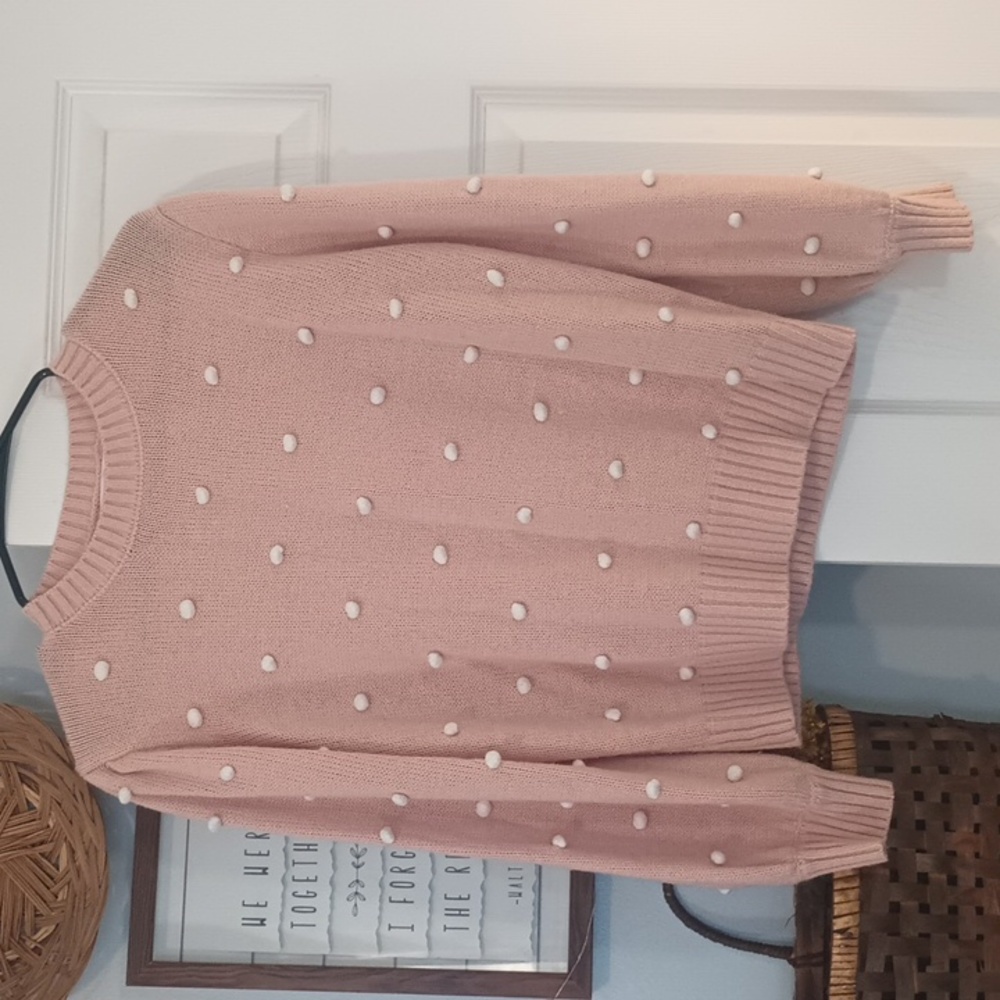 **Make Offer - Planning To Donate ASAP** Mak Pompom Sweater
